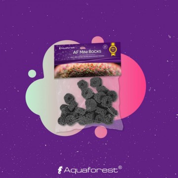 Aquaforest - Mini Rocks Black 24 pcs