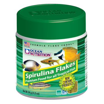 Ocean Nutrition Spirulina Flake - 34 gr.